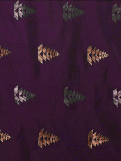Incomparable Purple Soft Silk Saree With Enchanting Blouse Piece